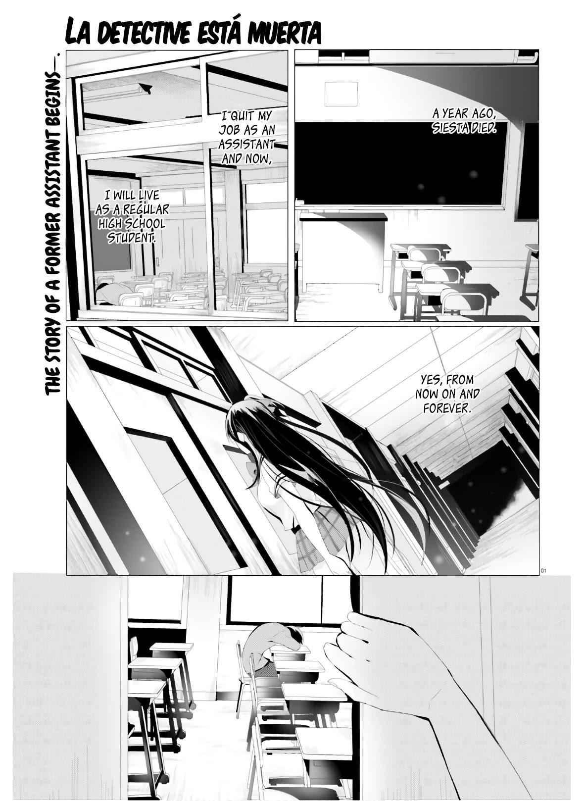 Tantei wa Mou, Shindeiru Chapter 1 1